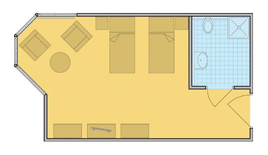 Musterzimmer Doppelzimmer